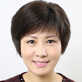 FESHFEN真發短發女士中老年假發真人發老人直發手織頂心整頂頭套