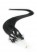 14” #1 Jet Black Straight Micro Loop 100% Remy Hair Human Hair Extensions-50 strands, 1g/strand