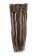 16” 7pcs #4/30 Medium Brown/Auburn Straight 100% Remy Hair Clip In Human Hair Extensions