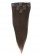 14” 7pcs #6 Chestnut Brown Straight 100% Remy Hair Clip in Hair Extensions