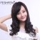 FESHFEN真發(fā)假發(fā)女時(shí)尚長(zhǎng)發(fā)長(zhǎng)卷發(fā)斜劉海手織透氣逼真梨花卷頭套