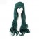TLT 27.5" Women's Wig Gradient Long Hair Heat Resistant Curly Cosplay Wigs Harajuku Style Lolita (Dark green)