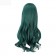 TLT 27.5" Women's Wig Gradient Long Hair Heat Resistant Curly Cosplay Wigs Harajuku Style Lolita (Dark green)