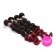 20”  Loose Wave Black Burgandy Ombre Remy Hair Weave Weft Human Hair Extension